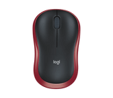 Logitech M185 2.4GHz Compact Wireless Mouse - Red